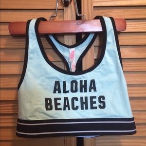 Mint & Black Aloha Beaches Pink Nation Bra